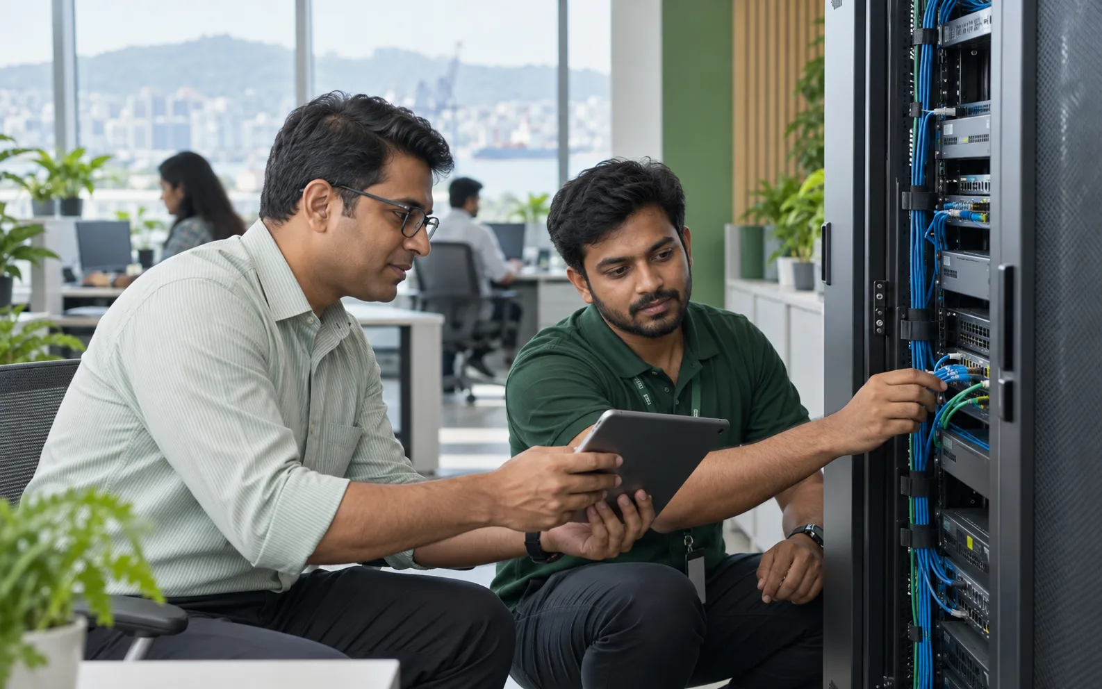 Network engineer supporting an office IT manager